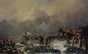 Ufer des zugefrorenen Meeres Andreas Achenbach